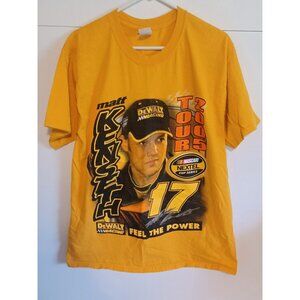 Nascar Matt Kenseth #17 Dewalt Racing 2005 Nextel Cup Tour shirt Men's Size L